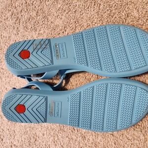 Hunter Womens Blue Sandals